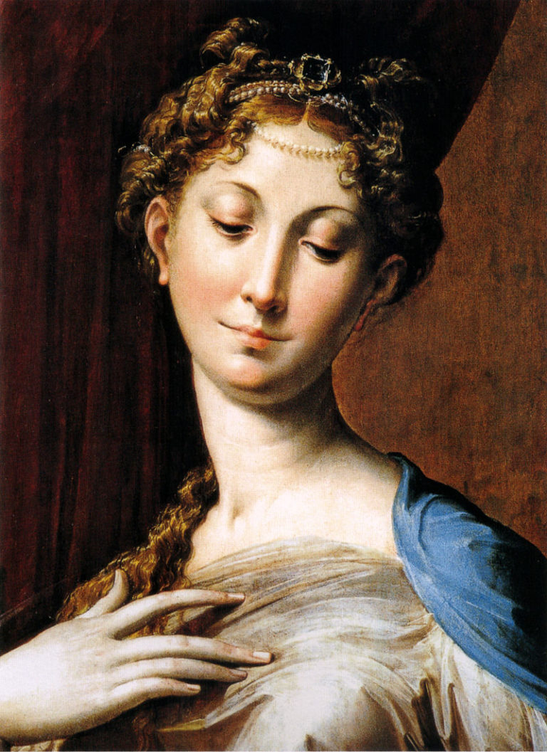 パルミジャニーノ　長い首の聖母