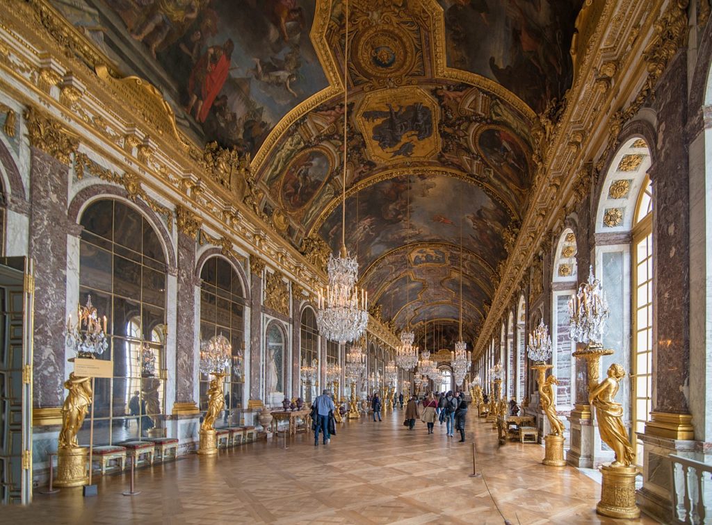 ベルサイユ宮殿　鏡の間　ル・ブラン