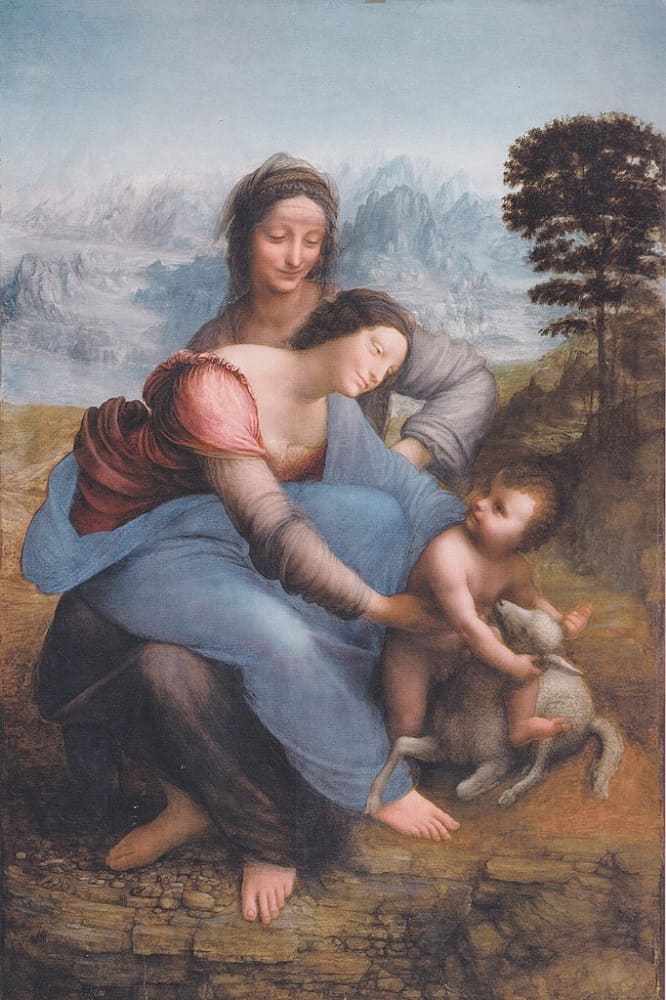 レオナルド・ダ・ヴィンチ　聖アンナと聖母子