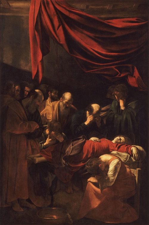 カラヴァッジョ　聖母の死
