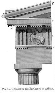 パルテノン神殿　ドーリア式