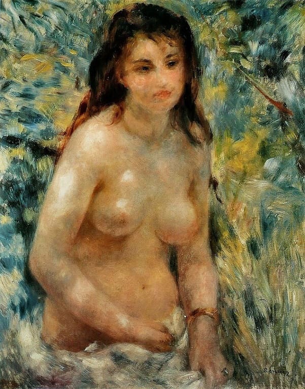 ルノワール　陽光の中の裸婦