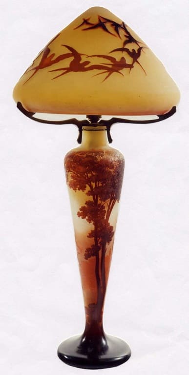 エミール・ガレ　ランプ