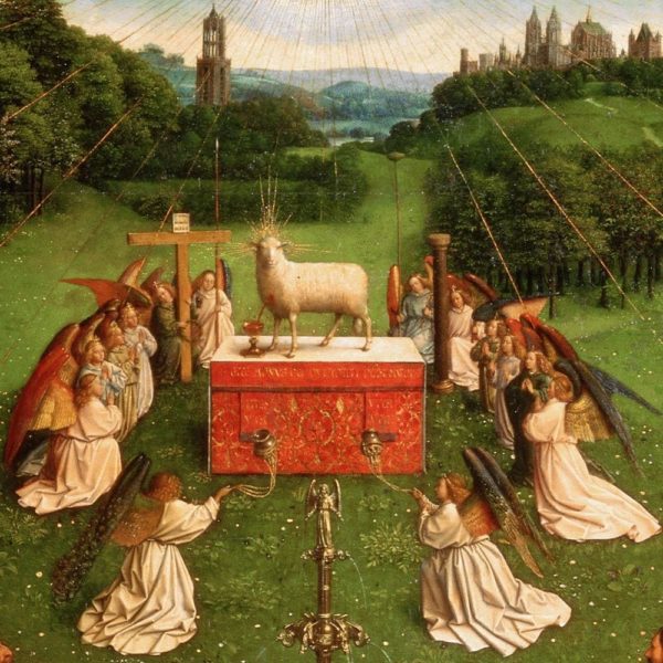 ヘントの祭壇画　神秘の仔羊の礼拝