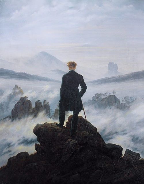 フリードリヒ　雲海の上の旅人