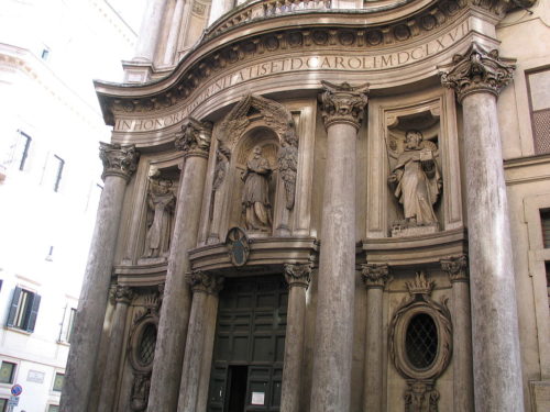 ボッロミーニ　サン・カルロ・アッレ・クアトロ・フォンターネ聖堂