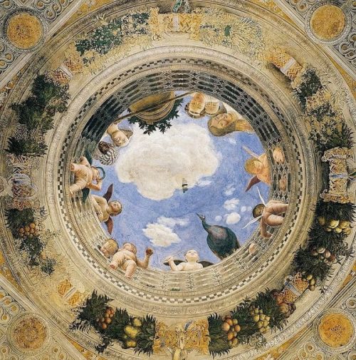 アンドレア・マンテーニャ　結婚の間　天井画
